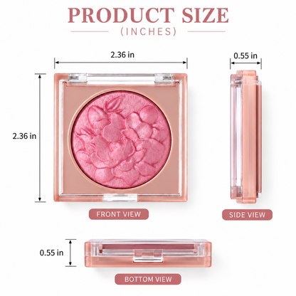 Pressed Blush Compact for a Soft, Natural-Looking Flush