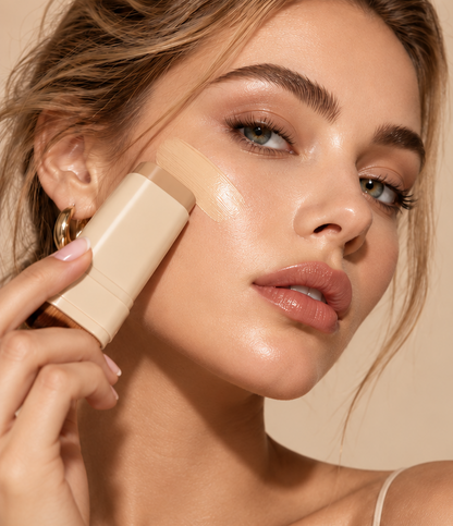 2-in-1 Foundation Stick with Built-In Brush