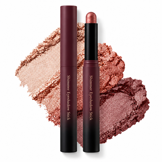 Shimmer Eyeshadow Stick – Creamy Metallic Eye Color for Smooth, Buildable Makeup
