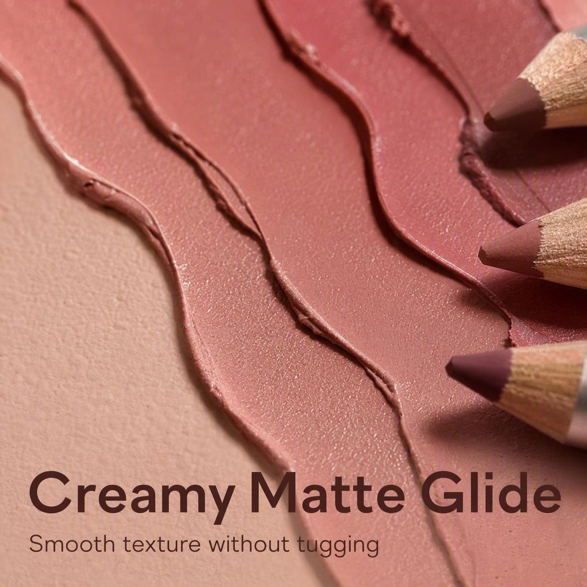 Smooth matte texture lip liner