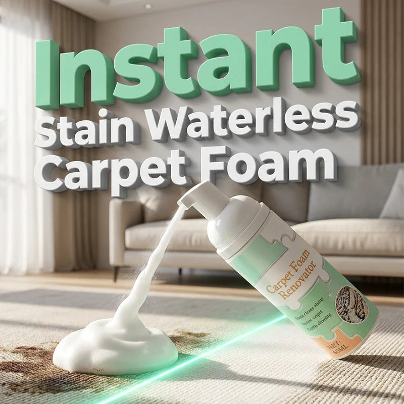 Waterless Carpet Foam
